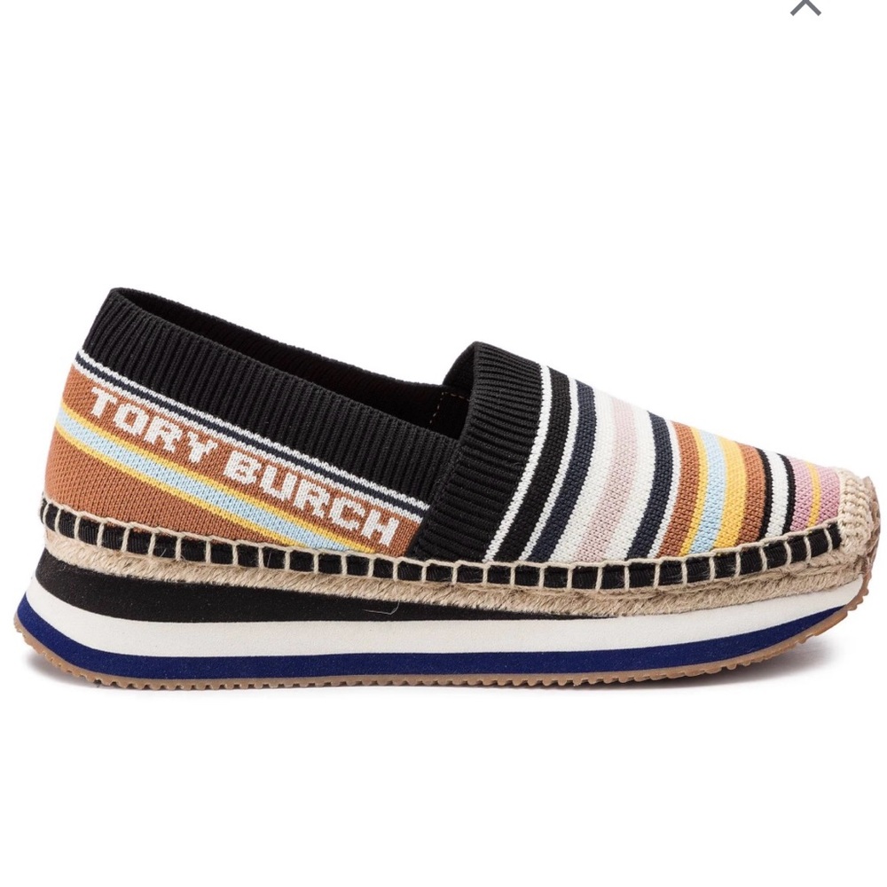 Tory Burch Multicolor Striped Espadrilles